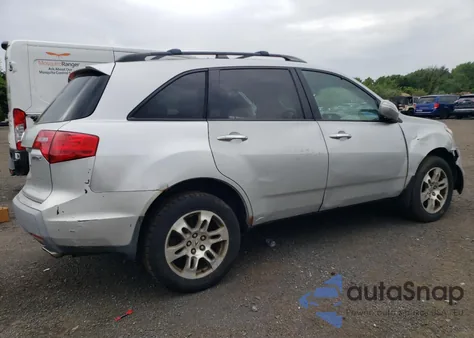 2008 Acura Mdx Technology z USA, uszkodzony, nr VIN 2HNYD28378H538519